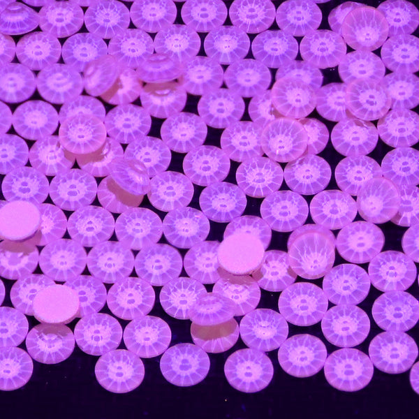 Neon Peach Pink Glass FlatBack Neon Rhinestones WholesaleRhinestone