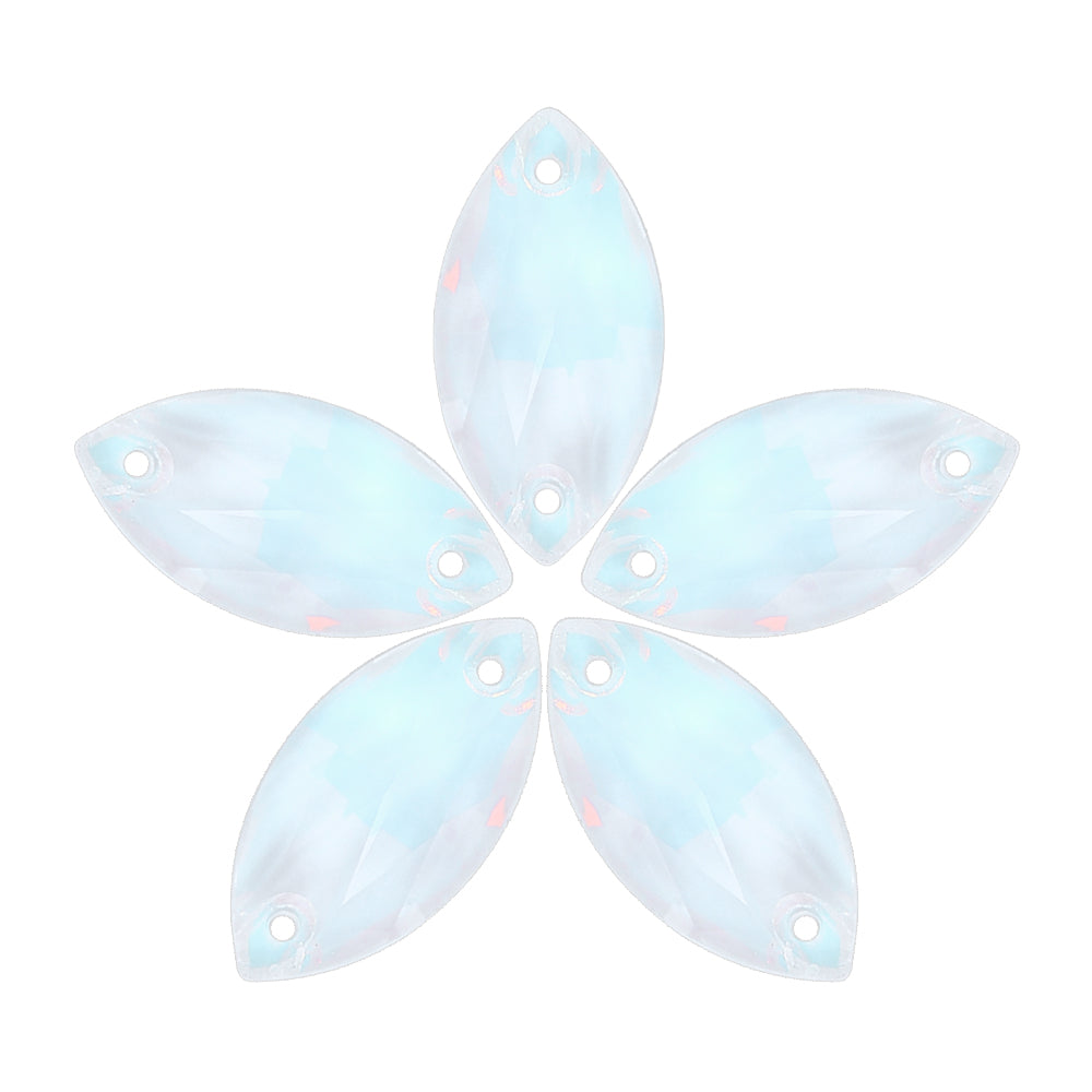 Crystal AM Navette Shape High Quality Glass Sew-on Rhinestones WholesaleRhinestone Main image