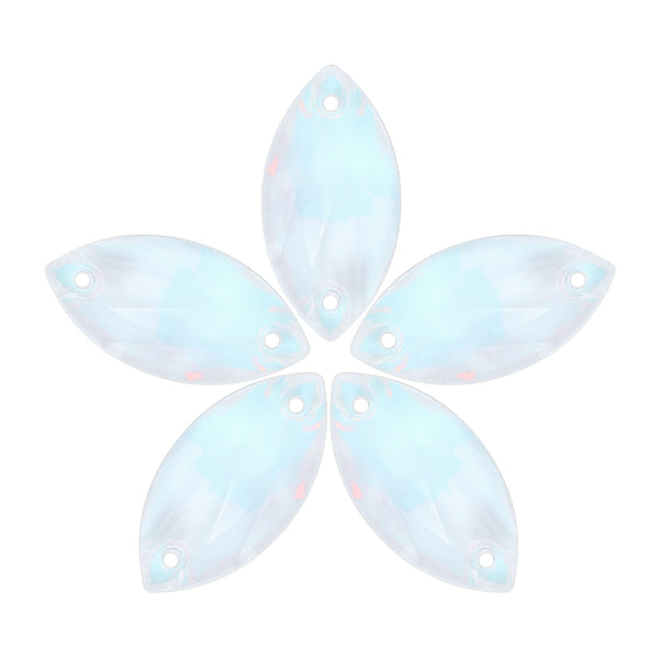 Crystal AM Navette Shape High Quality Glass Sew-on Rhinestones WholesaleRhinestone