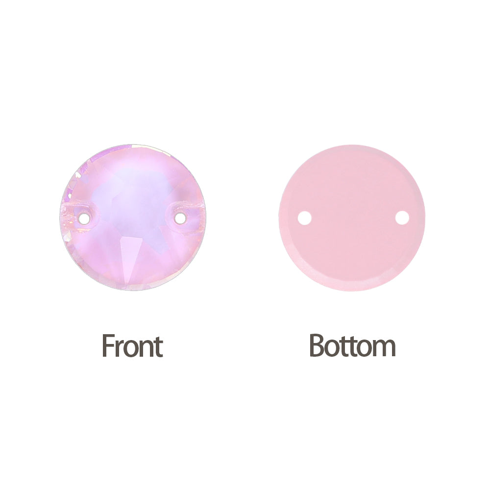 Rosaline AM XIRIUS Round Shape High Quality Glass Sew-on Rhinestones Secondary image
