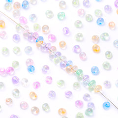 Various Colors Transparent AB Drop Shape Glass Seed Beads