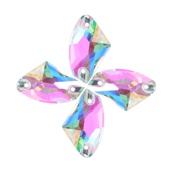 Crystal Phantom Galactic Shape High Quality Glass Sew-on Rhinestones WholesaleRhinestone