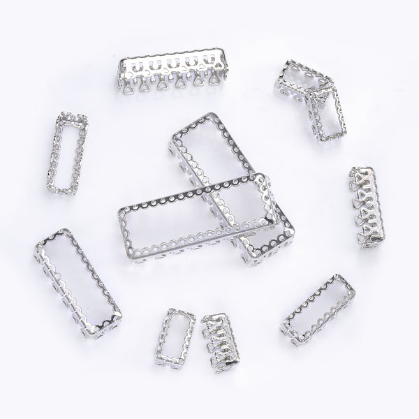 Princess Baguette Shape High-Quality Sew-on Nest Hollow Claw For Rhinestone Claw settings WholesaleRhinestone