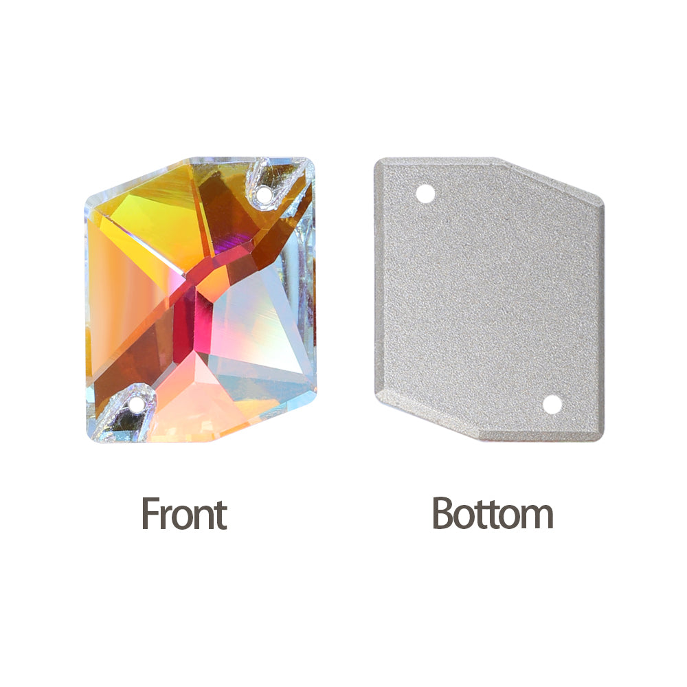 Crystal Light AB Forme cosmique Haume à coudre en verre de haute qualité