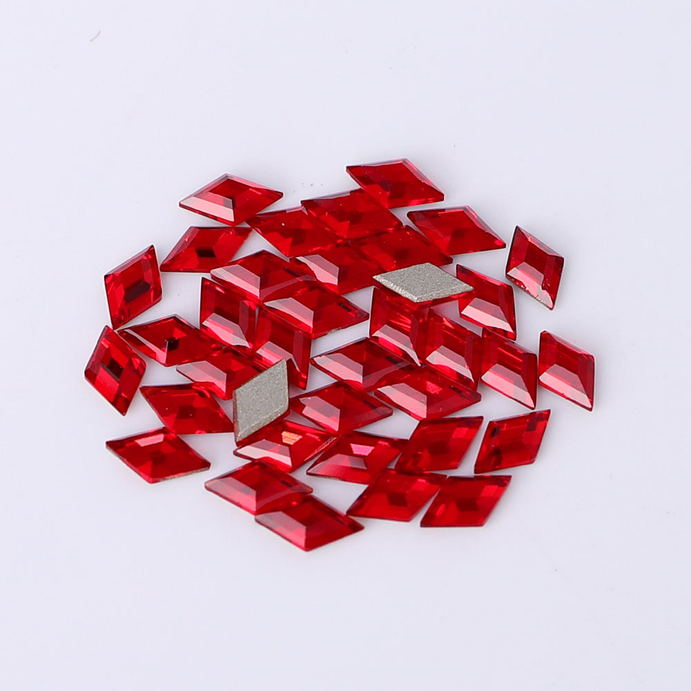 Rhombus Shape Multi Colors Small Size Glass Beveled Flat Back Fancy Rhinestones For Nail Art WholesaleRhinestone