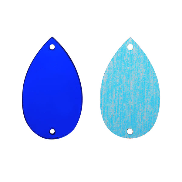 Drop Shape Multi Colors Acrylic Sew-on Mirror For Dance Costume WholesaleRhinestone