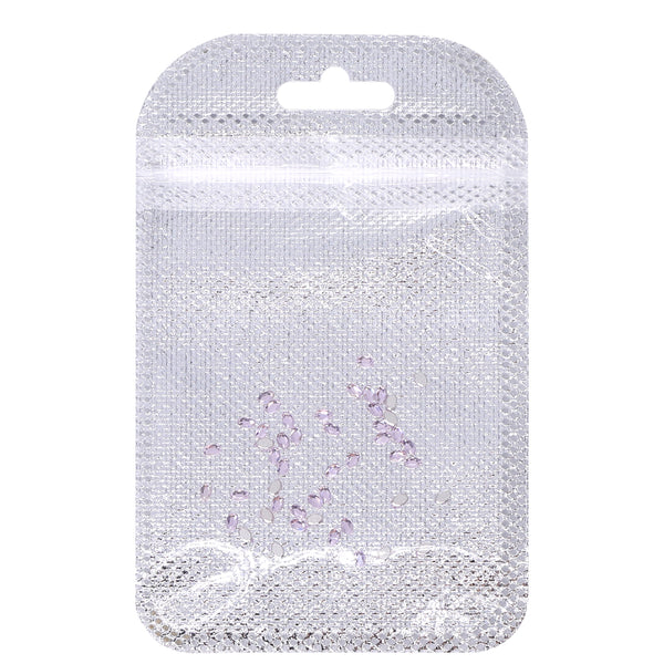 Oval Shape Multi Colors Small Size Glass Beveled Flat Back Fancy Rhinestones For Nail Art WholesaleRhinestone