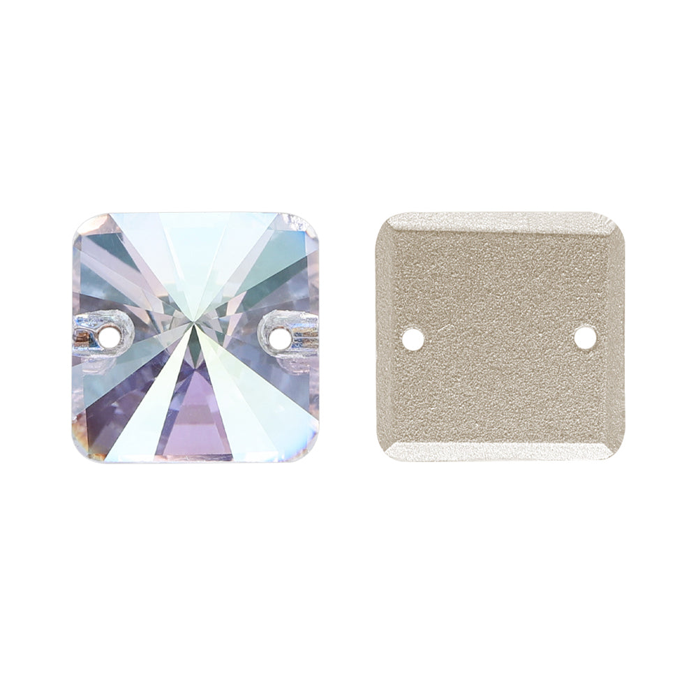 Crystal Transmission Rivoli Square Shape High Quality Glass Sew-on Rhinestones Secondary image