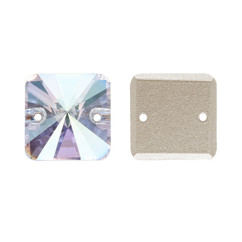 Crystal Transmission Rivoli Square Shape High Quality Glass Sew-on Rhinestones Secondary image