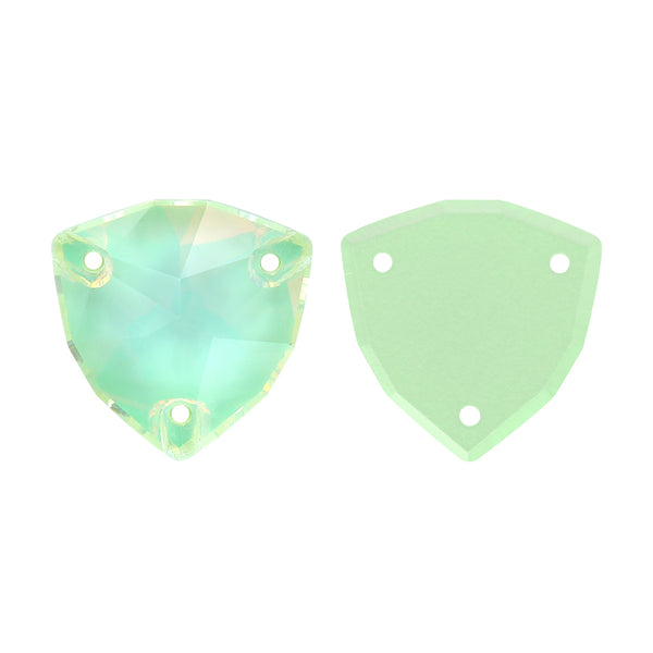 Light Azore AM Trilliant Shape High Quality Glass Sew-on Rhinestones WholesaleRhinestone
