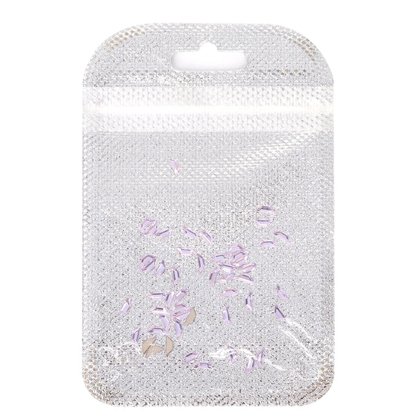 Trapeze Shape Multi Colors Small Size Glass Beveled Flat Back Fancy Rhinestones For Nail Art WholesaleRhinestone
