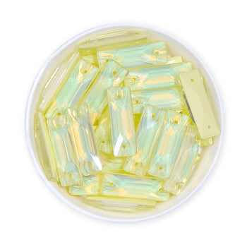 Jonquil AM Cosmic Baguette Shape High Quality Glass Sew-on Rhinestones WholesaleRhinestone