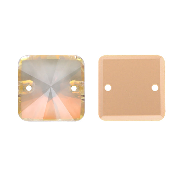 Silk AM Rivoli Square Shape High Quality Glass Sew-on Rhinestones WholesaleRhinestone