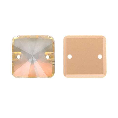 Silk AM Rivoli Square Shape High Quality Glass Sew-on Rhinestones