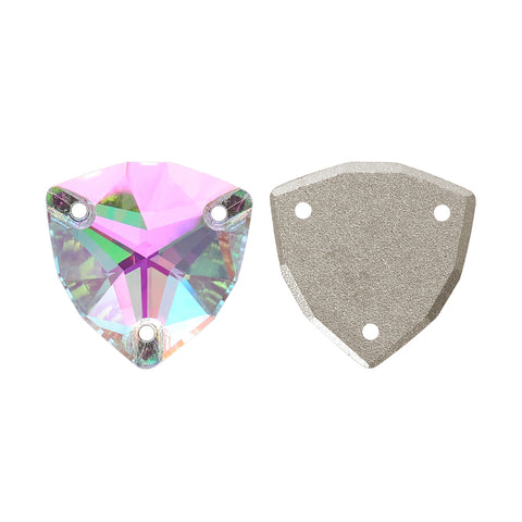 Crystal Phantom Trilliant Shape High Quality Glass Sew-on Rhinestones Secondary image