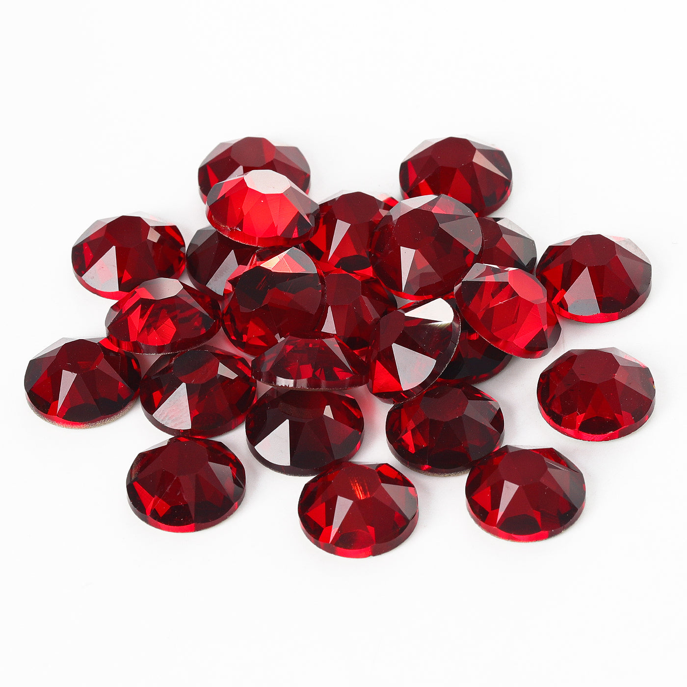 Siam XIRIUS Round Shape High Quality Glass Beveled Flat Back Rhinestones WholesaleRhinestone