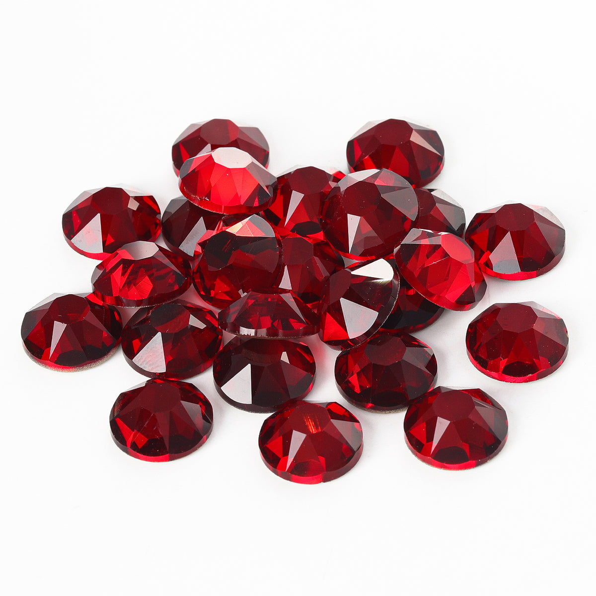 Siam XIRIUS Round Shape High Quality Glass Beveled Flat Back Rhinestones WholesaleRhinestone