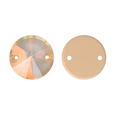 Silk AM Rivoli  Shape High Quality Glass Sew-on Rhinestones