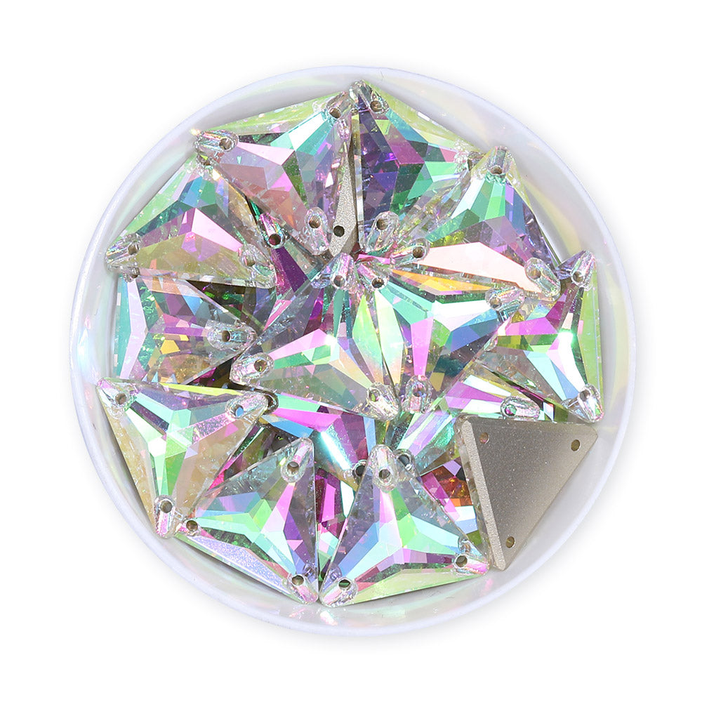 Crystal Phantom Triangle Shape High Quality Glass Sew-on Rhinestones WholesaleRhinestone Main image