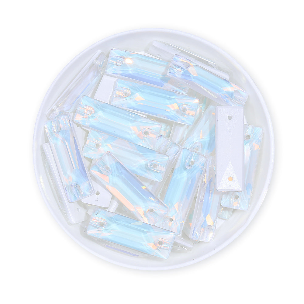 Crystal AM Cosmic Baguette Shape High Quality Glass Sew-on Rhinestones WholesaleRhinestone Imagen principal del producto