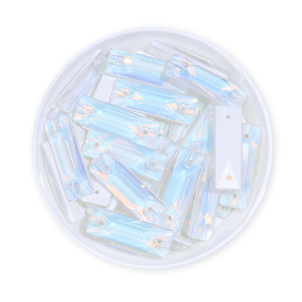 Crystal AM Cosmic Baguette Shape High Quality Glass Sew-on Rhinestones WholesaleRhinestone