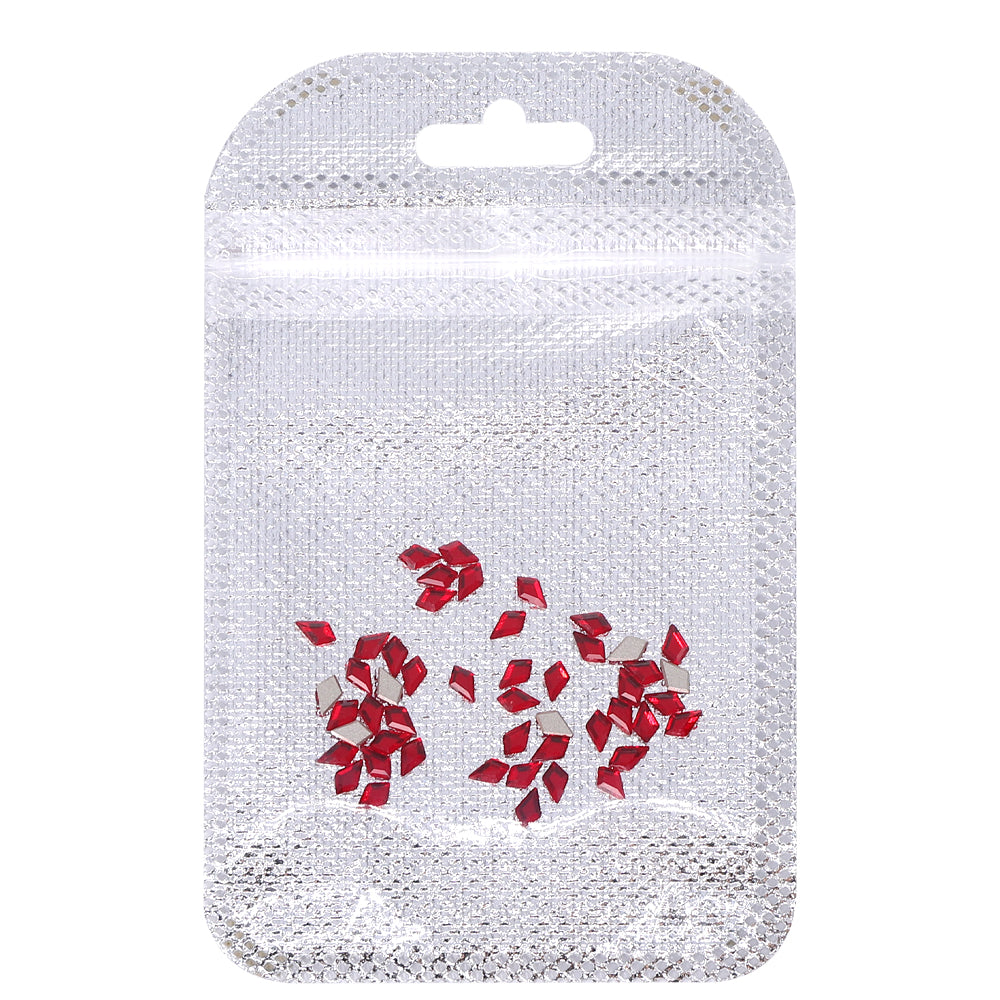 Arrow Shape Multi Colors Small Size Glass Beveled Flat Back Fancy Rhinestones For Nail Art WholesaleRhinestone
