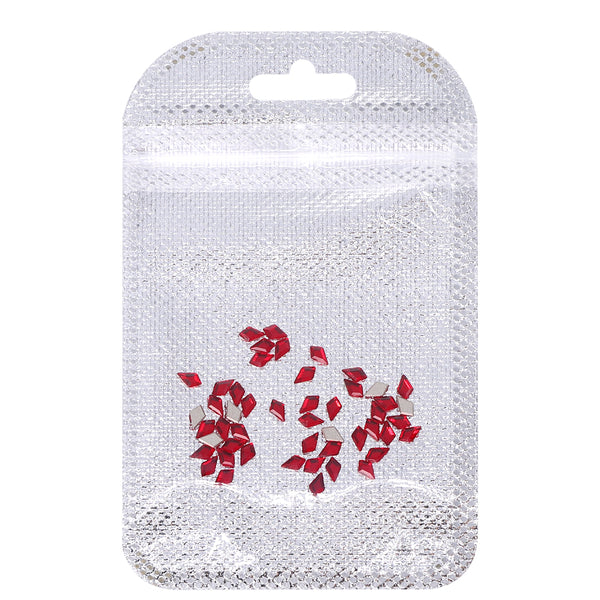 Arrow Shape Multi Colors Small Size Glass Beveled Flat Back Fancy Rhinestones For Nail Art WholesaleRhinestone