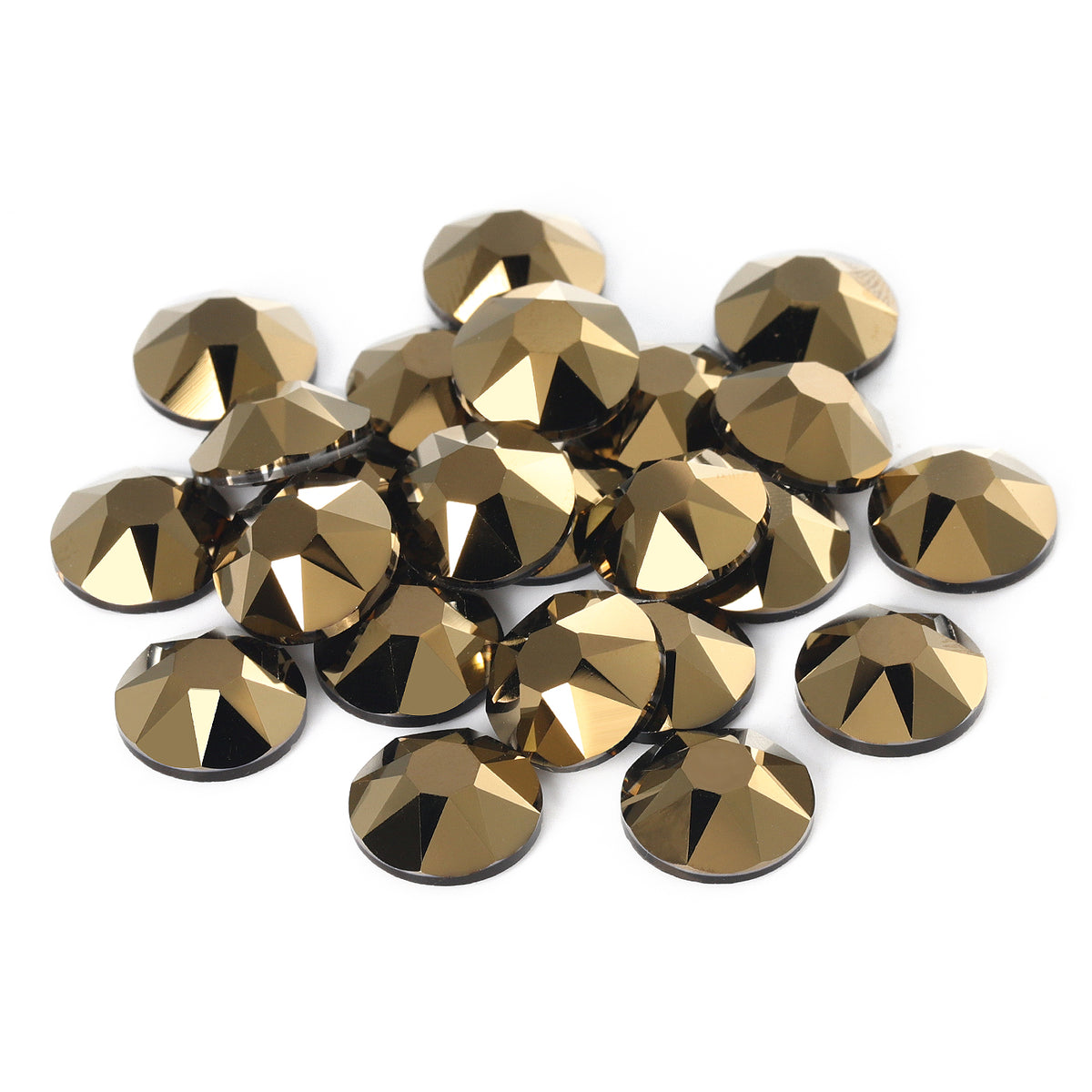Dorado XIRIUS Round Shape High Quality Glass Beveled Flat Back Rhinestones WholesaleRhinestone