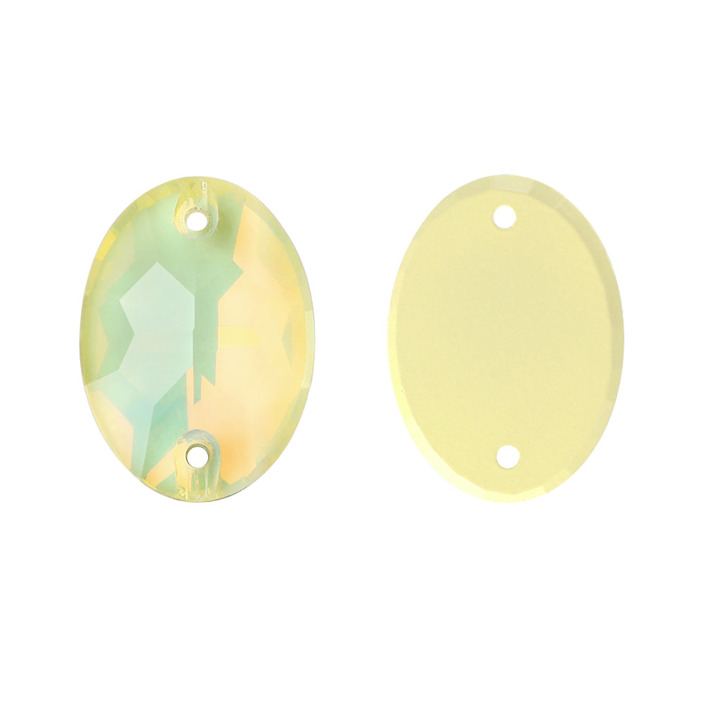 Jonquil AM Oval Shape High Quality Glass Sew-on Rhinestones