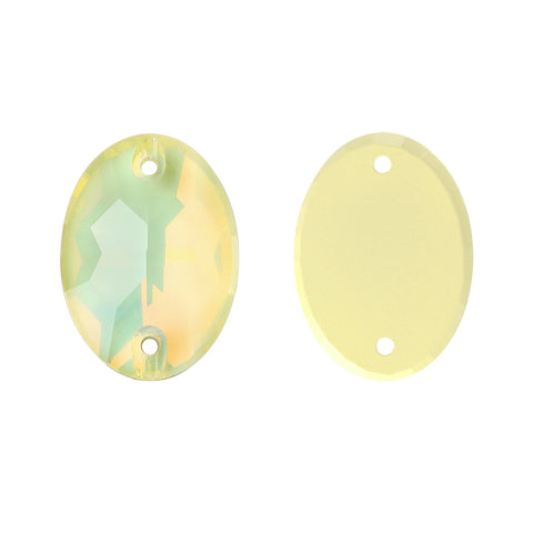 Jonquil AM Oval Shape High Quality Glass Sew-on Rhinestones