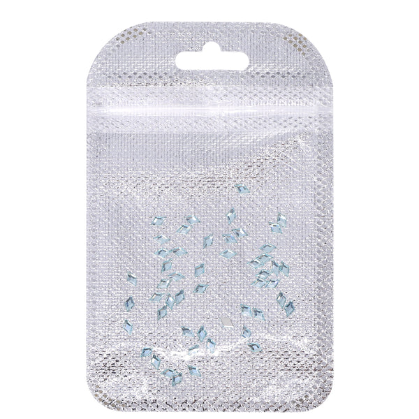 Rhombus Shape Multi Colors Small Size Glass Beveled Flat Back Fancy Rhinestones For Nail Art WholesaleRhinestone