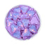 Lavender AM Triangle Shape High Quality Glass Sew-on Rhinestones WholesaleRhinestone