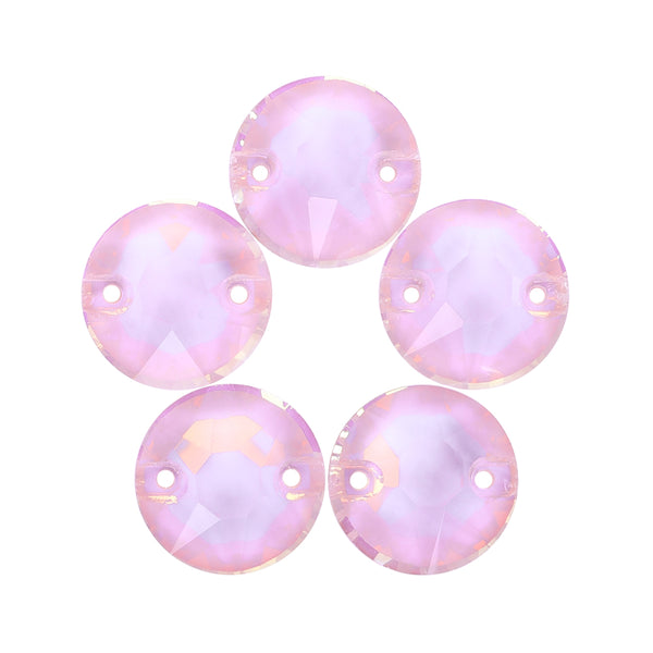 Rosaline AM XIRIUS Round Shape High Quality Glass Sew-on Rhinestones