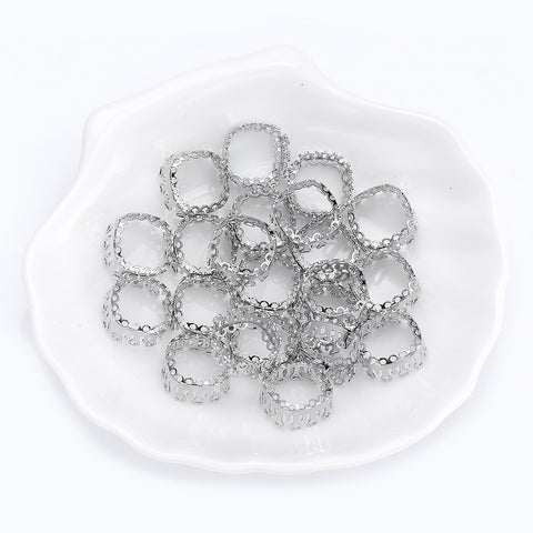 Cushion Square Shape High-Quality Sew-on Nest Hollow Claw For Rhinestone Claw settings