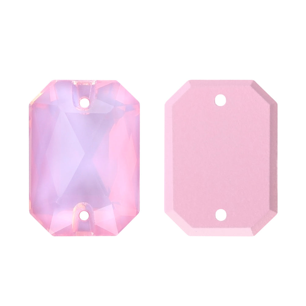 Crystal AM Rechthoek Vorm Hoogwaardige Glazen Sewa-On Rhinestones Secundaire afbeelding