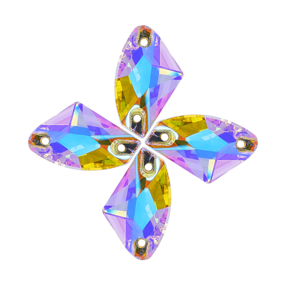Paradise Shine Galactic Shape High Quality Glass Sew-on Rhinestones WholesaleRhinestone Imagen principal del producto