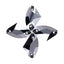 Jet Metallic Silver Galactic Shape High Quality Glass Sew-on Rhinestones WholesaleRhinestone