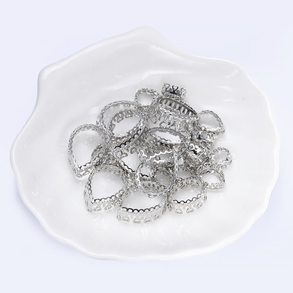 Drop Shape High-Quality Sew-on Nest Hollow Claw For Rhinestone Claw settings WholesaleRhinestone