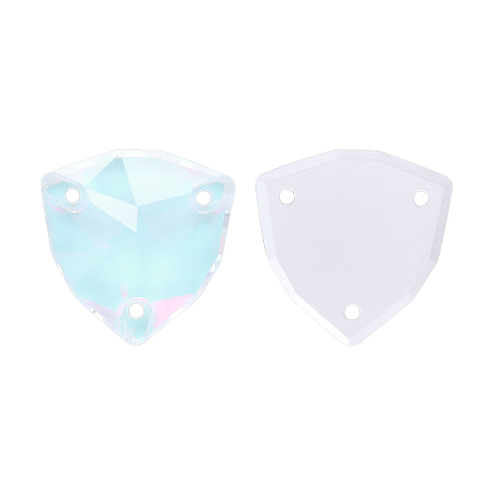 Crystal Am Trilliant Form Høj kvalitet Glas Sew-on Rhinestones Sekundært billede