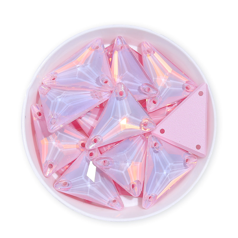 Slim Triangle Shape Rosaline AM High Quality Glass Sew-on Rhinestones WholesaleRhinestone Main image