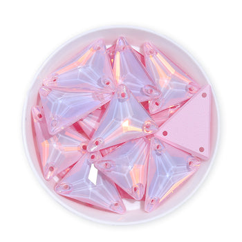 Slim Triangle Shape Rosaline AM High Quality Glass Sew-on Rhinestones WholesaleRhinestone