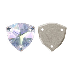 Crystal Transmission Trilliant Shape High Quality Glass Sew-on Rhinestones