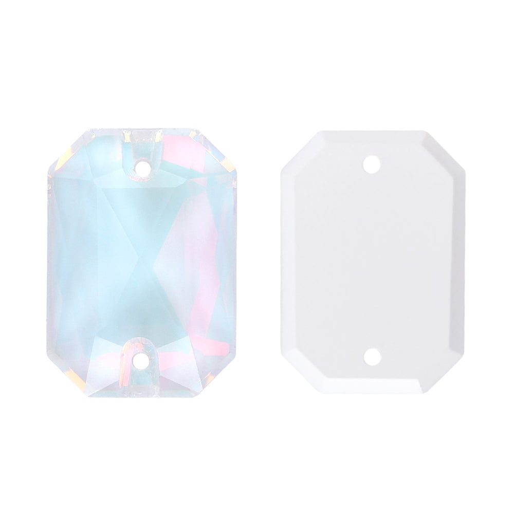 Crystal AM Octagon Shape High Quality Glass Sew-on Rhinestones WholesaleRhinestone