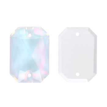 Crystal AM Octagon Shape High Quality Glass Sew-on Rhinestones WholesaleRhinestone