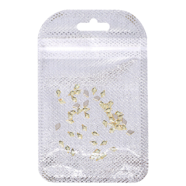 Arrow Shape Multi Colors Small Size Glass Beveled Flat Back Fancy Rhinestones For Nail Art WholesaleRhinestone