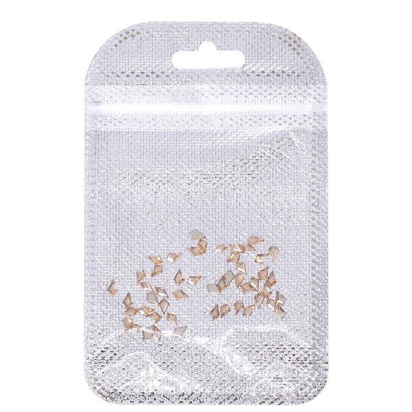 Arrow Shape Multi Colors Small Size Glass Beveled Flat Back Fancy Rhinestones For Nail Art WholesaleRhinestone