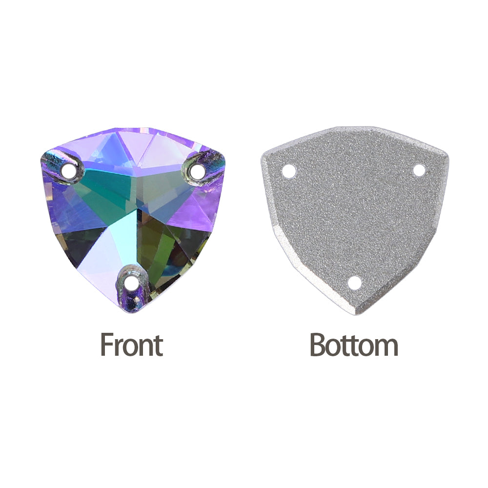 Ghost Light Trilliant Form Høj kvalitet Glas Sew-on Rhinestones Sekundært billede
