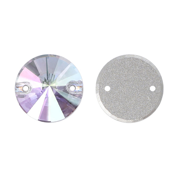 Crystal Transmission Rivoli  Shape High Quality Glass Sew-on Rhinestones WholesaleRhinestone