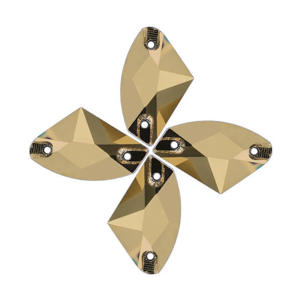 Dorado Galactic Shape High Quality Glass Sew-on Rhinestones WholesaleRhinestone