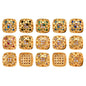 Mixed Colors Cushion Square Shape Golden Plated High-Quality Sew-on Alloy Charms Inlaid Cubic Zirconia WholesaleRhinestone